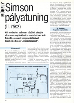 Pálya tuning II.